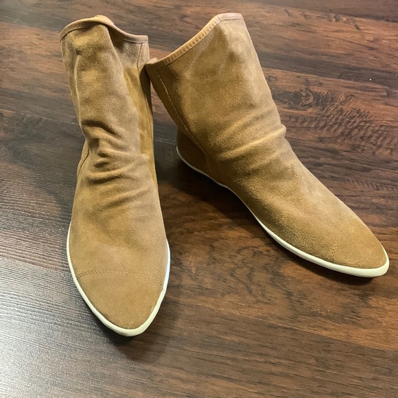 Sanuk Womens Kat Sphynx Slouch Boots Tan Suede - Picture 1 of 6